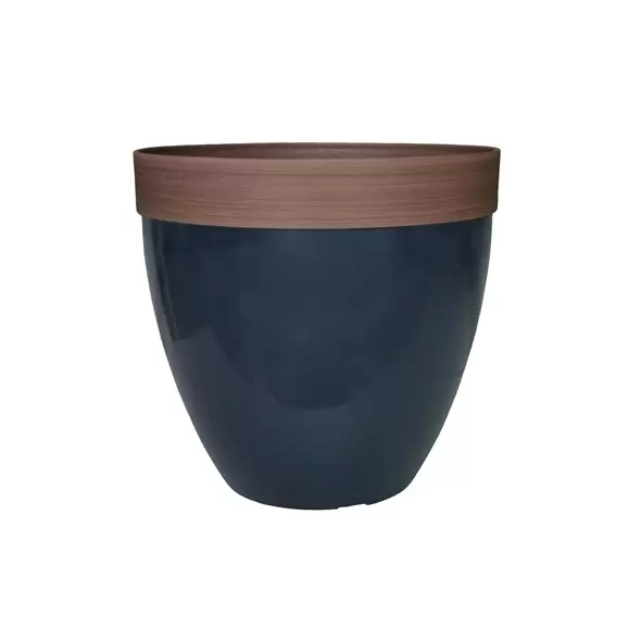 Southern Patio 15" Hornsby Planter Navy Finish