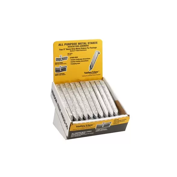 Valley View Metal Stake 4 Each 9" Stakes