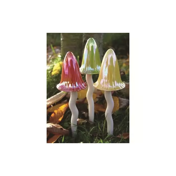Potting Shed 3pc Toadstool Golden Boxed