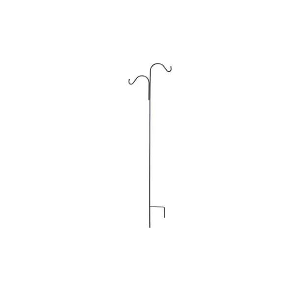 Panacea 5/8" Shepherds Hook 90" Double Offset Black