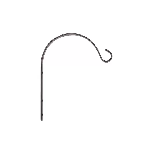 Panacea 6" Curved Black Plant Bracket