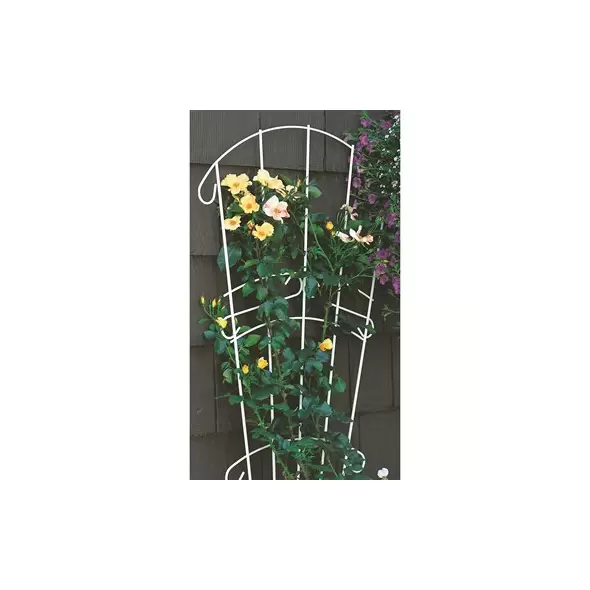 Panacea 28"x60" White Fan Trellis