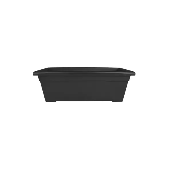 HC 28" Romana Deck Planter Black