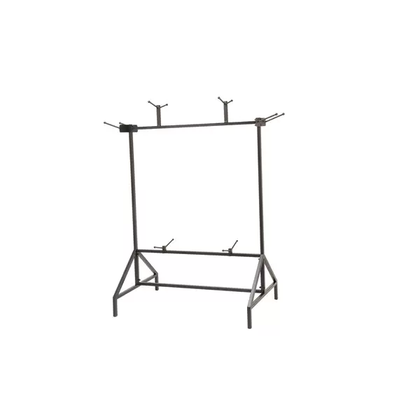 Deer Park Medium Trellis Display Empty Black