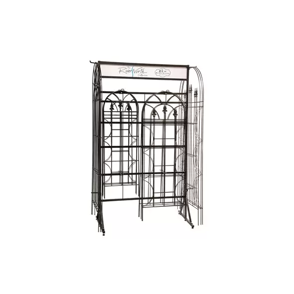 Deer Park Trellis Display Empty Black