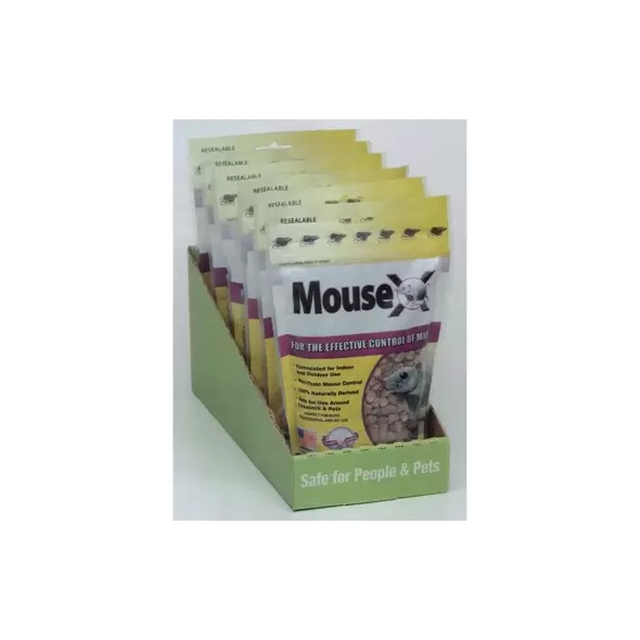 Ecoclear 8oz MouseX Bait Pellets with Shelf Tray