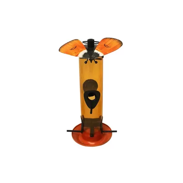 Heath Gossamer Orange Butterfly Bird Feeder