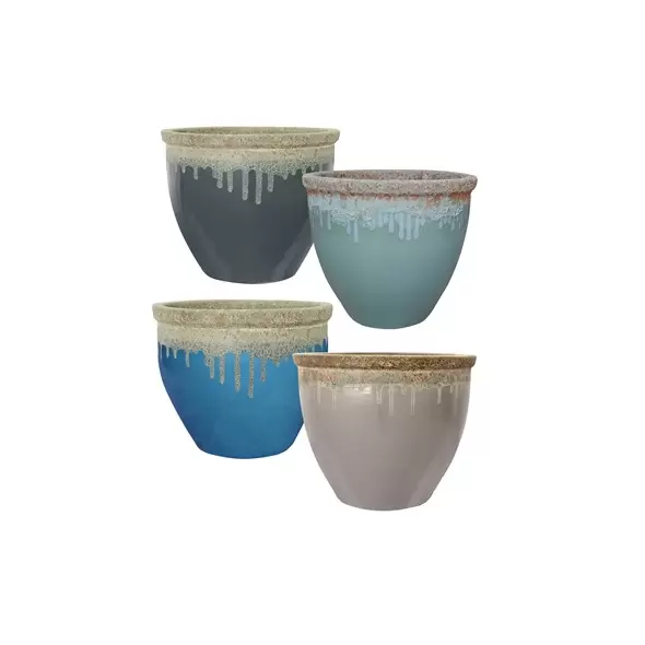 MCarr 24pc Flat Rim Planter Pallet Mixed Colors