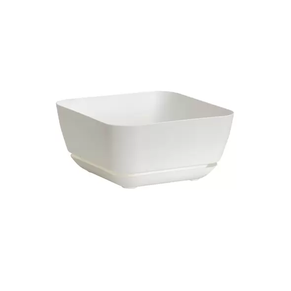 Majestic Gdn Planter White 12"x12" Square Matte