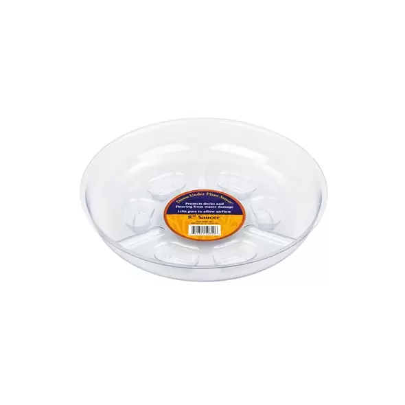 Plant Stand 8" Down Under Saucer Clear
