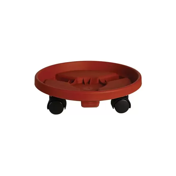 Bloem 14" Round Caddy Terra Cotta