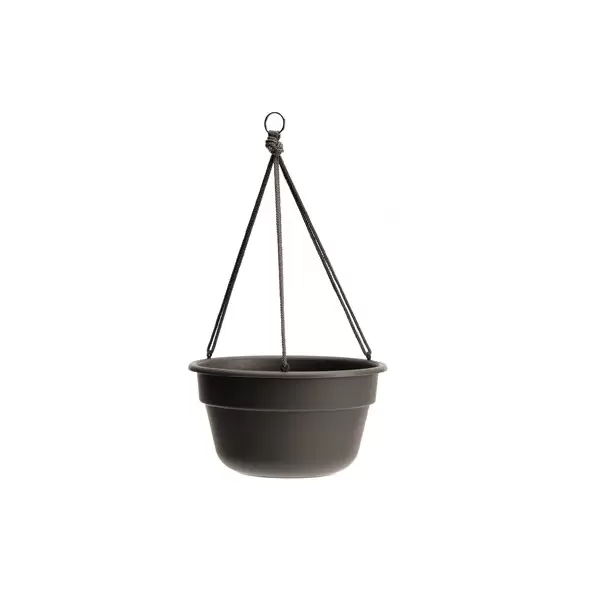 Bloem 12" Durcotta Hanging Basket Peppercorn