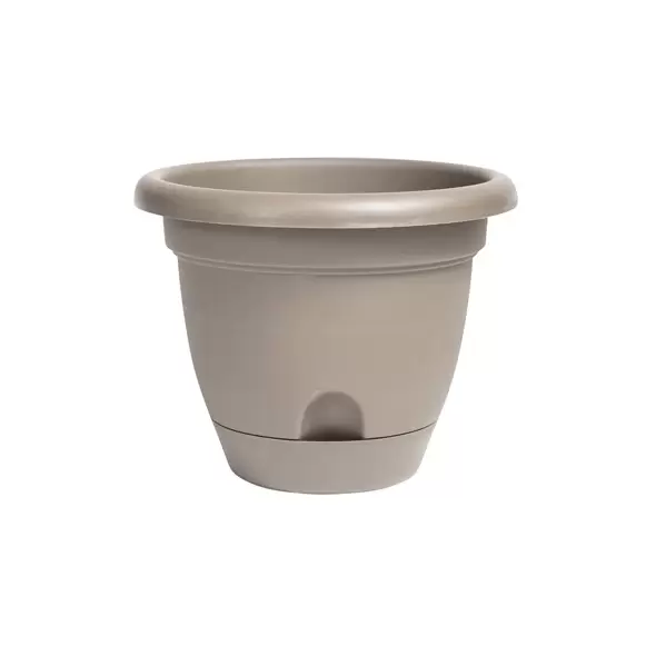 Bloem 10" Lucca Planter Pebble Stone