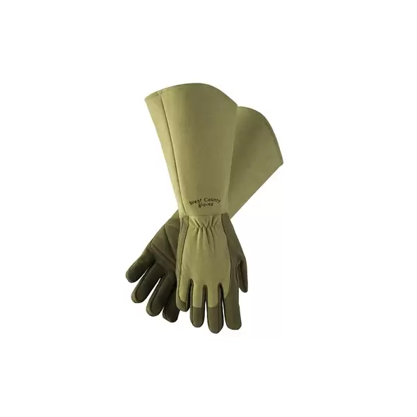 SWI West County Rose Gauntlet Glove Moss X-Large