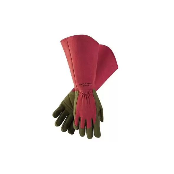 SWI West County Rose Gauntlet Glove Ruby X-Large