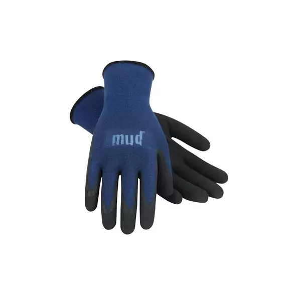 SWI Mud Glove Latex Palm Bamboo Blue Med/Large