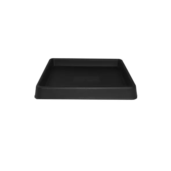 Tusco 12" Square Saucer Black