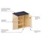 Garden Shed With Shelving System