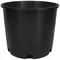 HC PROCAL Dillen Trade 05.00 Gallon Squat Nursery Pot, Injection Molded, Black, 30 per Bundle, 32 Bundles per Pallet, 12.50in x 9.00in, 3.75Gl, 5Gallon