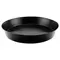 Black Premium Plastic Saucer 20 in (5/Cs)