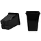 SunPack 7"x7" Square Pot, Black 9" Tall