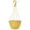 Grower Select 13.00 Everest Hanging Basket, With 18in Hanger, Blush Sunglow, 64 per Case, 12.99in OD x 7.48in H, 2.8 Gallon