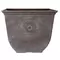 Grower Select 14.50 Anaheim Square Planter Antique Slate 15/CS, 14.5in OD x 12.0in H x 7.5in BD, 25.2 Liters. 6.7 Gallons