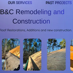 B&C remodeling and construction logo