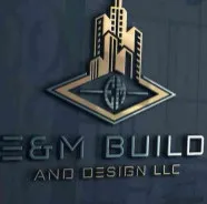 E&m Build and Design logo