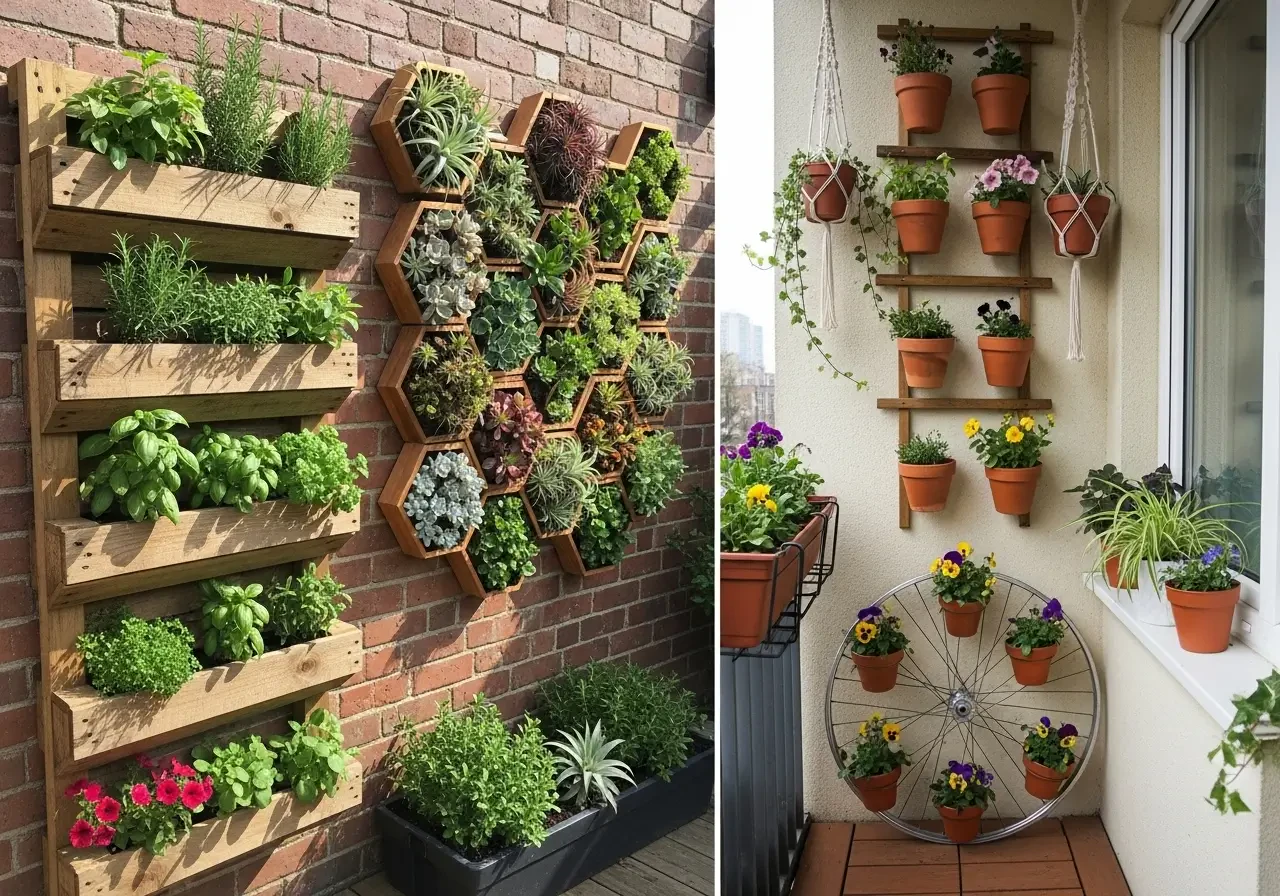 Creative wall planter ideas to transform your garden or balcony