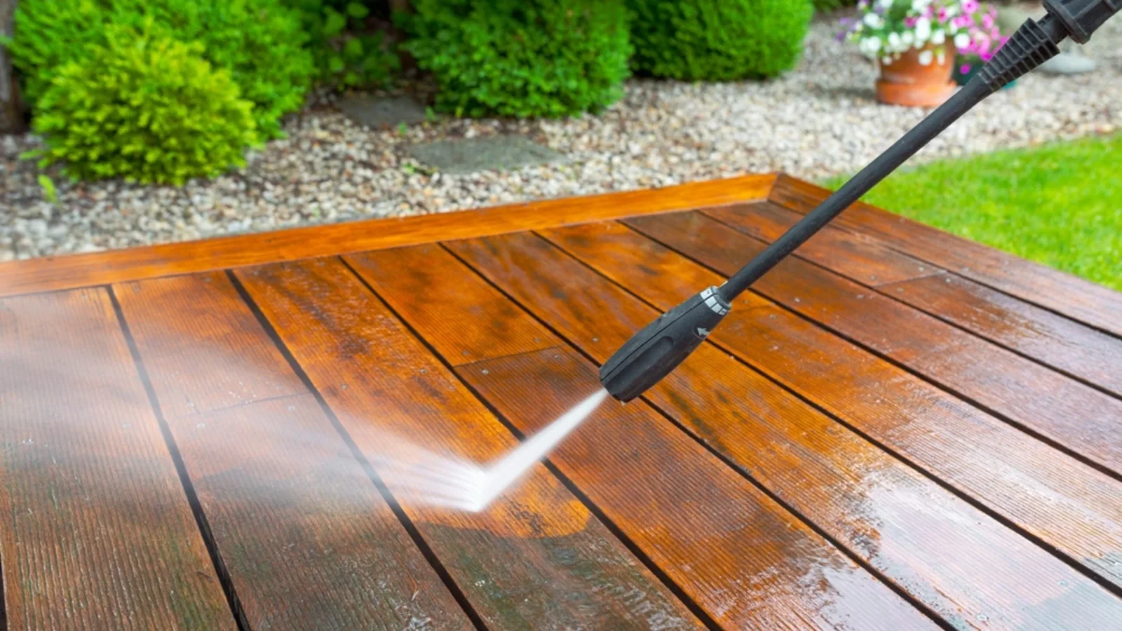 How to Use a Pressure Washer to Clean and Maintain Your Deck