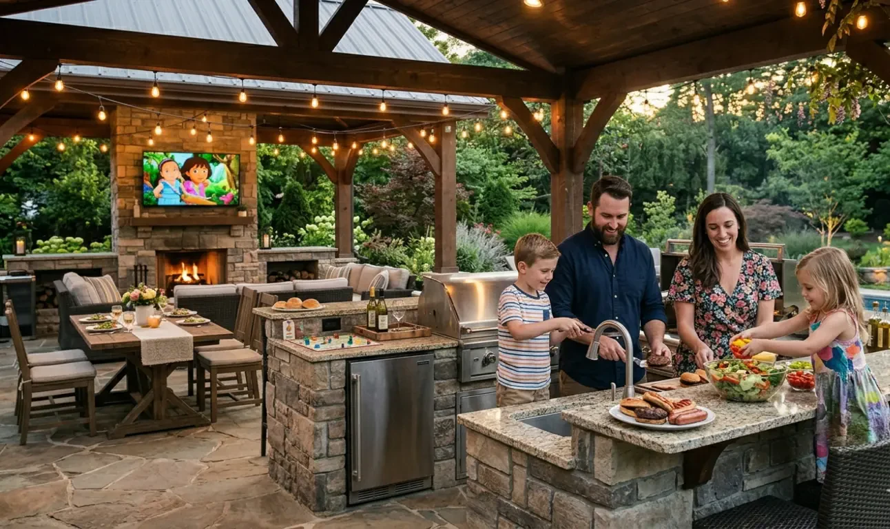 Covered Outdoor Kitchen Ideas: Design Inspiration for Functional Outdoor Living Spaces