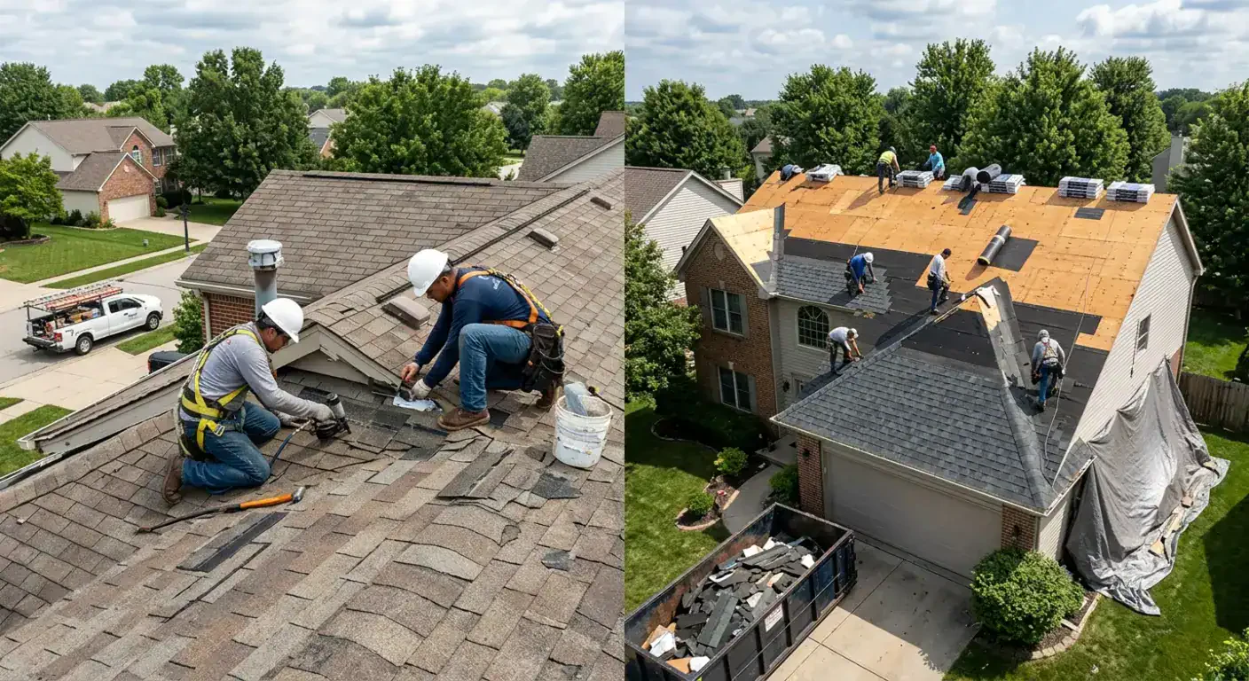 Roof Repair vs Roof Replacement: Which Option Makes More Sense for Your Home?